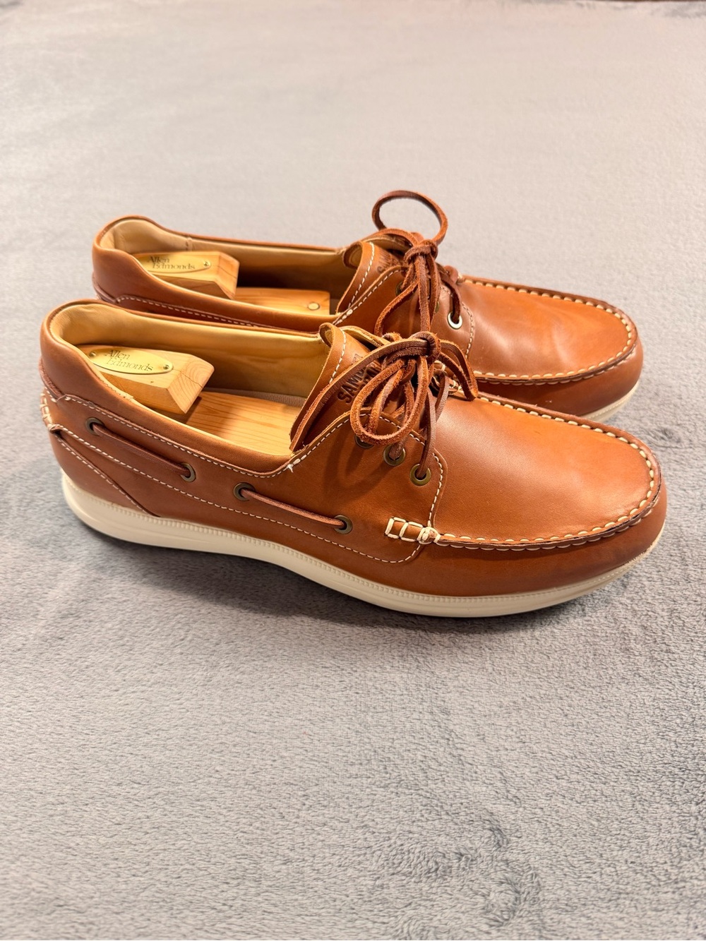 Samuel Hubbard Men's Endeavor Leather Boat Shoes
